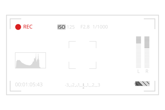 Download Camera Screen Interface Elements. Video - Interface Collection