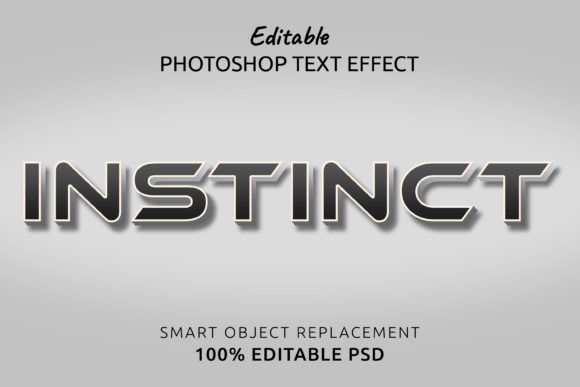 Download Instinct Photoshop Editable Text Effect - Editable Collection