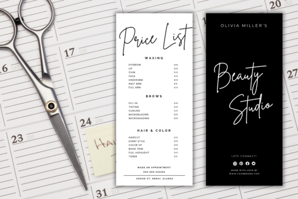 Download Editable Price List Template - Editable Collection