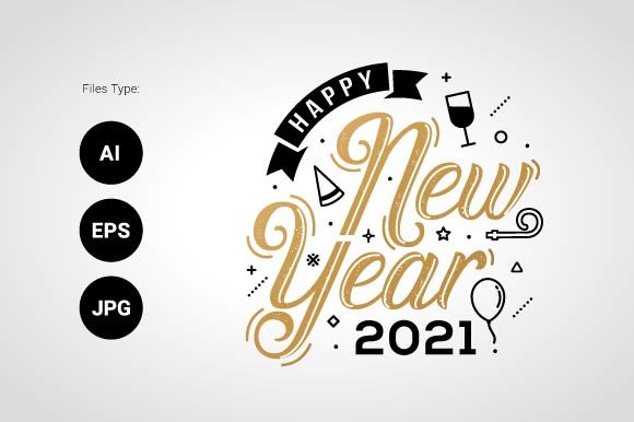 Download Happy New Year 2021 Greeting Card - Year Collection