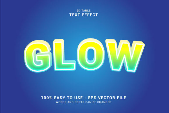 Download Editable Text Effect Glow Styles - Editable Collection