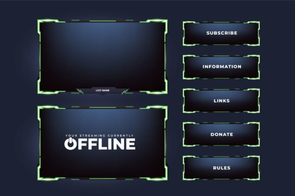 Download Online Game Screen Border Design Vector - Screen border Collection