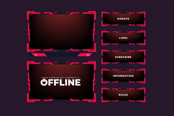 Download Live Red Color Screen Border Design - Screen border Collection