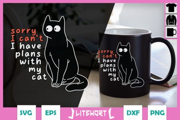 Download Sarcastic I Have Plans with My Cat SVG - Plans Collection