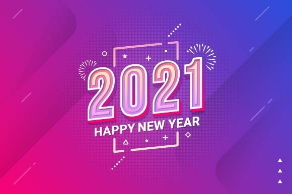 Download Banner Happy New Year 2021 - Year Collection